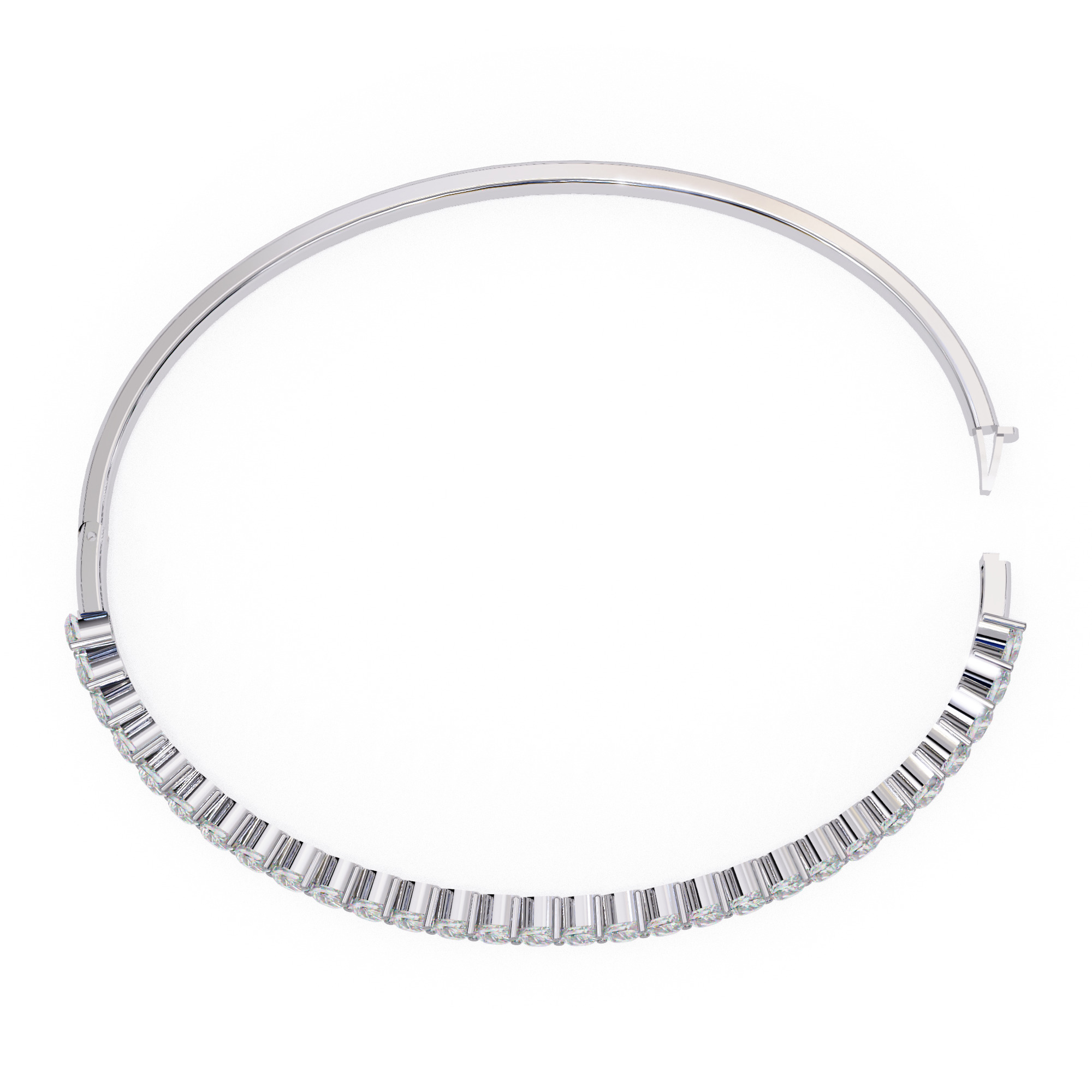 Diamond Tennis Bracelet animation renders 3dm stl details 3D print model_10