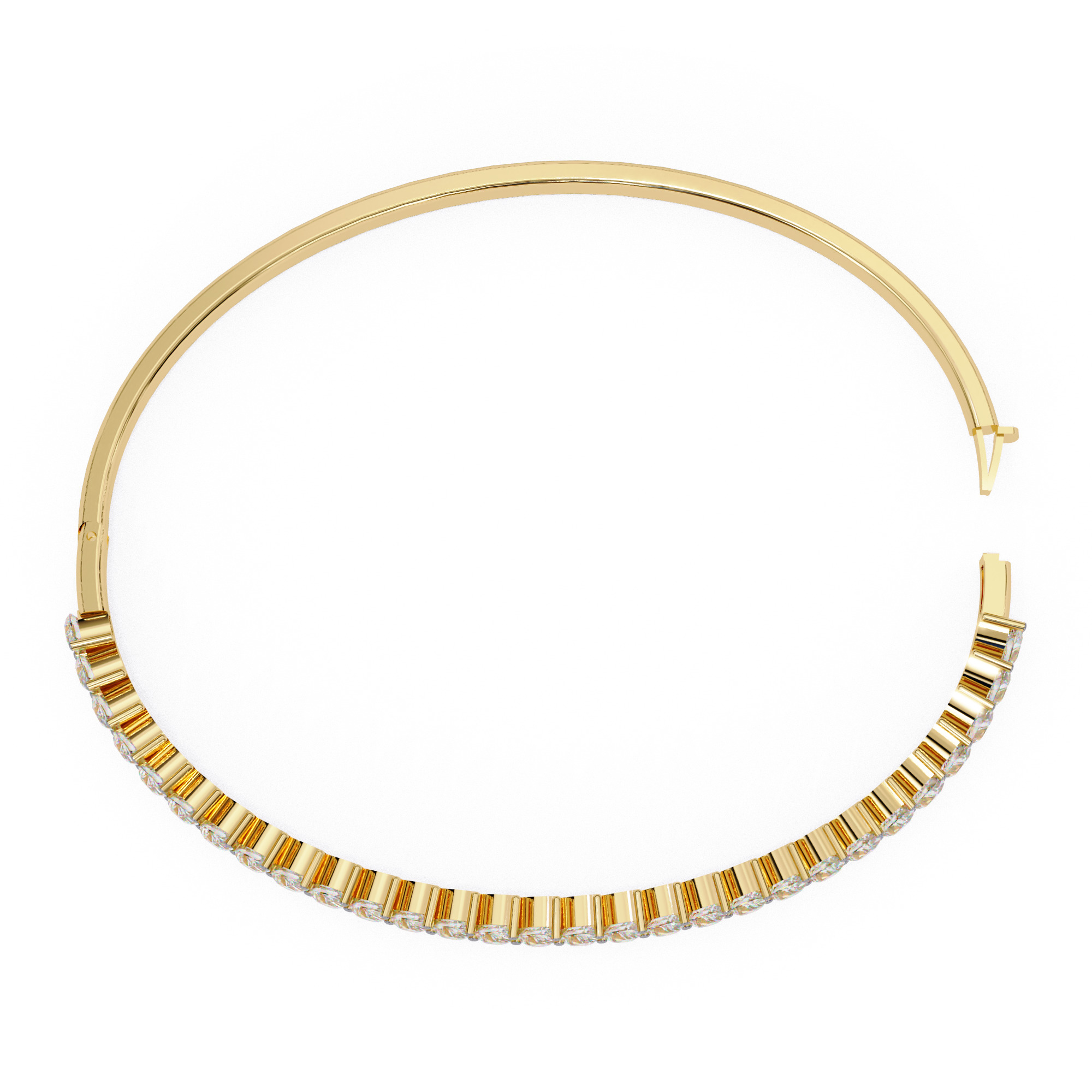 Diamond Tennis Bracelet animation renders 3dm stl details 3D print model_18