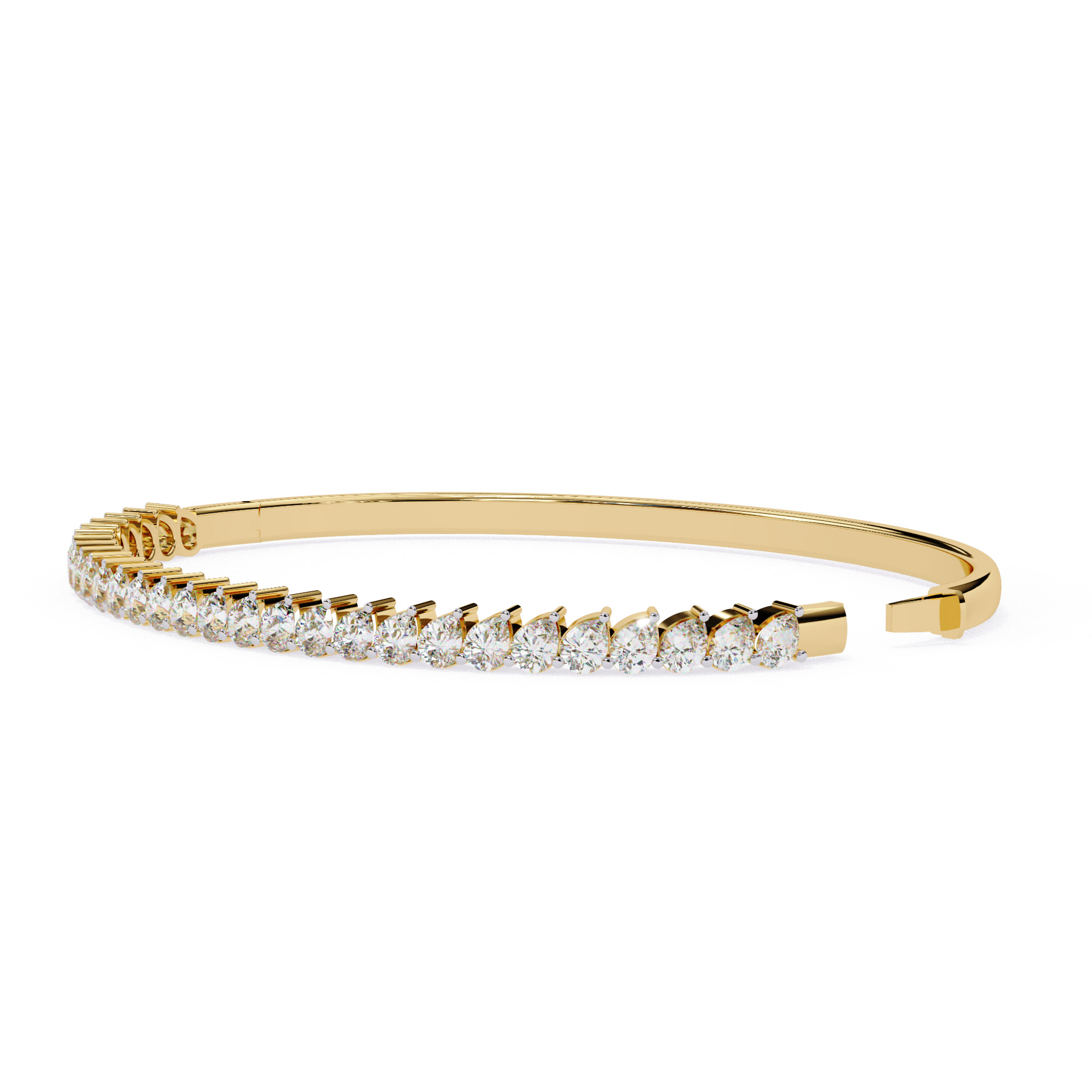 Diamond Tennis Bracelet animation renders 3dm stl details 3D print model_17