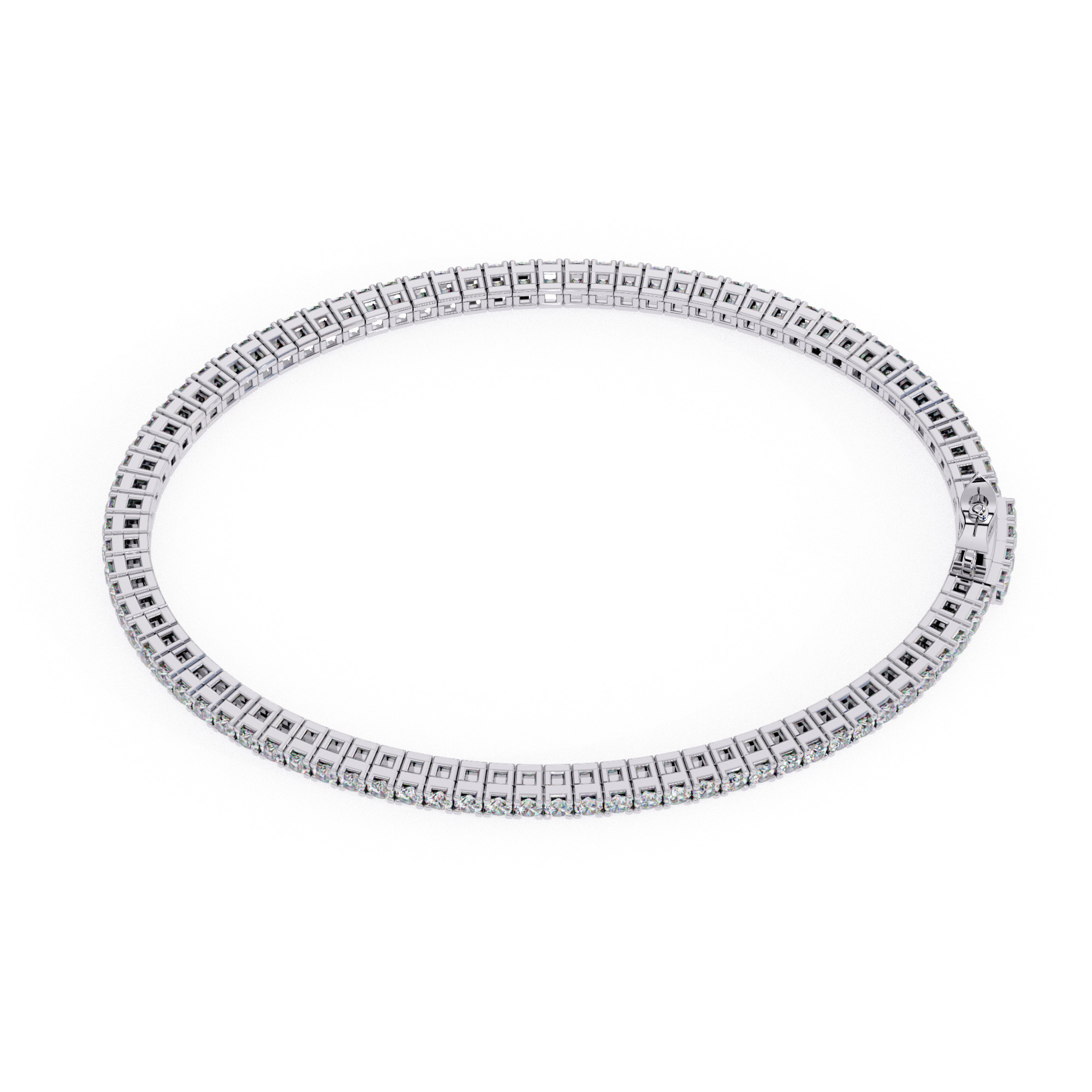 Diamond Tennis Bracelet animation renders 3dm stl details 3D print model_8