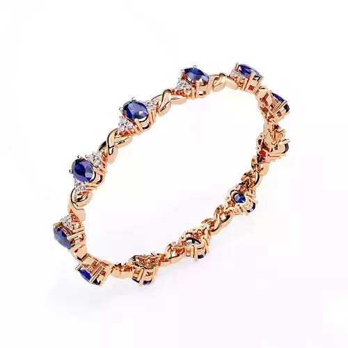 Diamond Bracelet animation renders 3dm stl details 3D print model