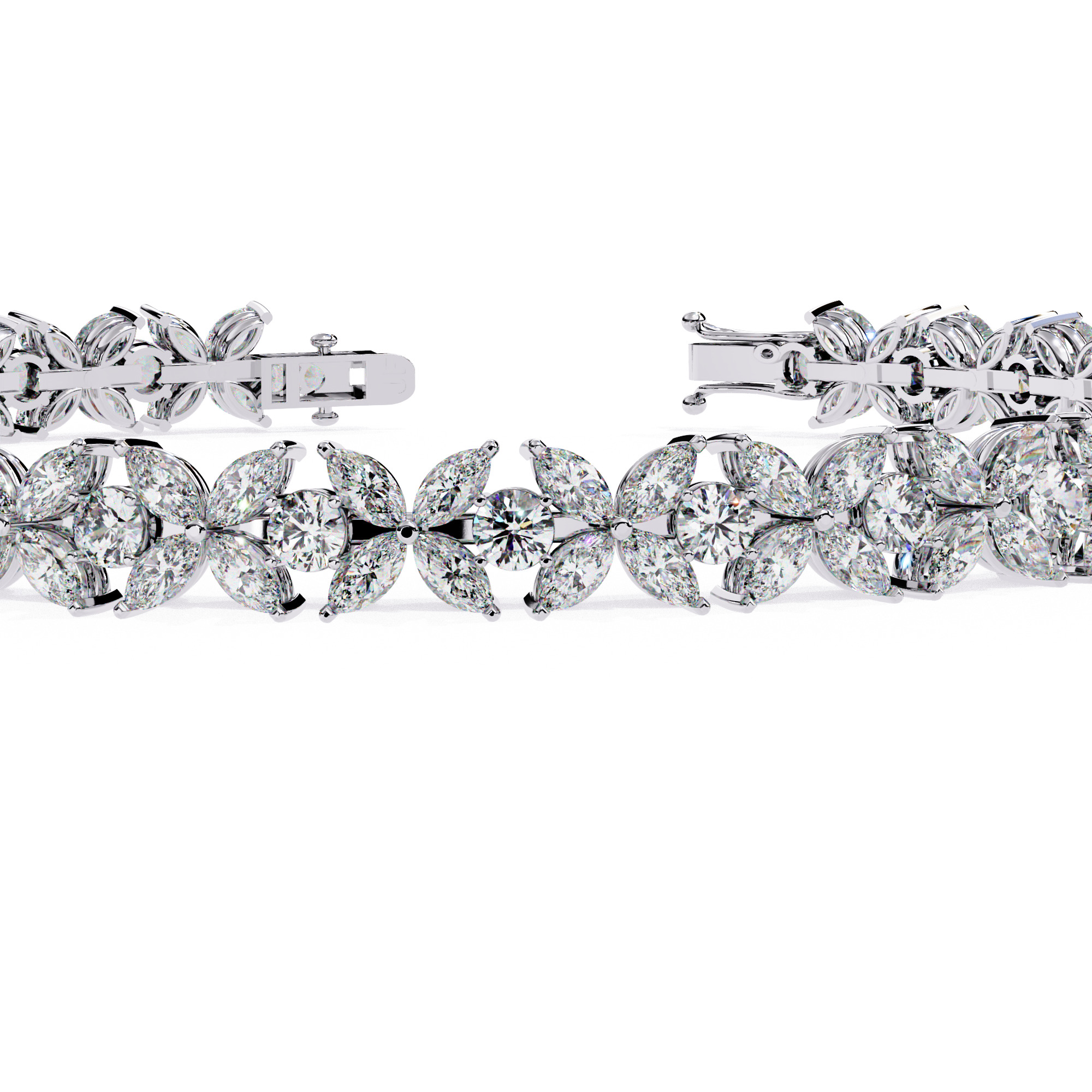 Diamond Bracelet animation renders 3dm stl details 3D print model_15