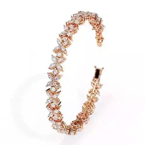 Diamond Bracelet animation renders 3dm stl details 3D print model