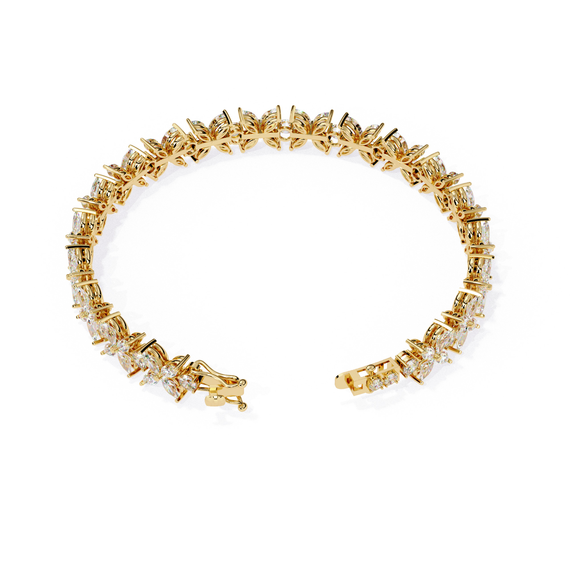 Diamond Bracelet animation renders 3dm stl details 3D print model_5