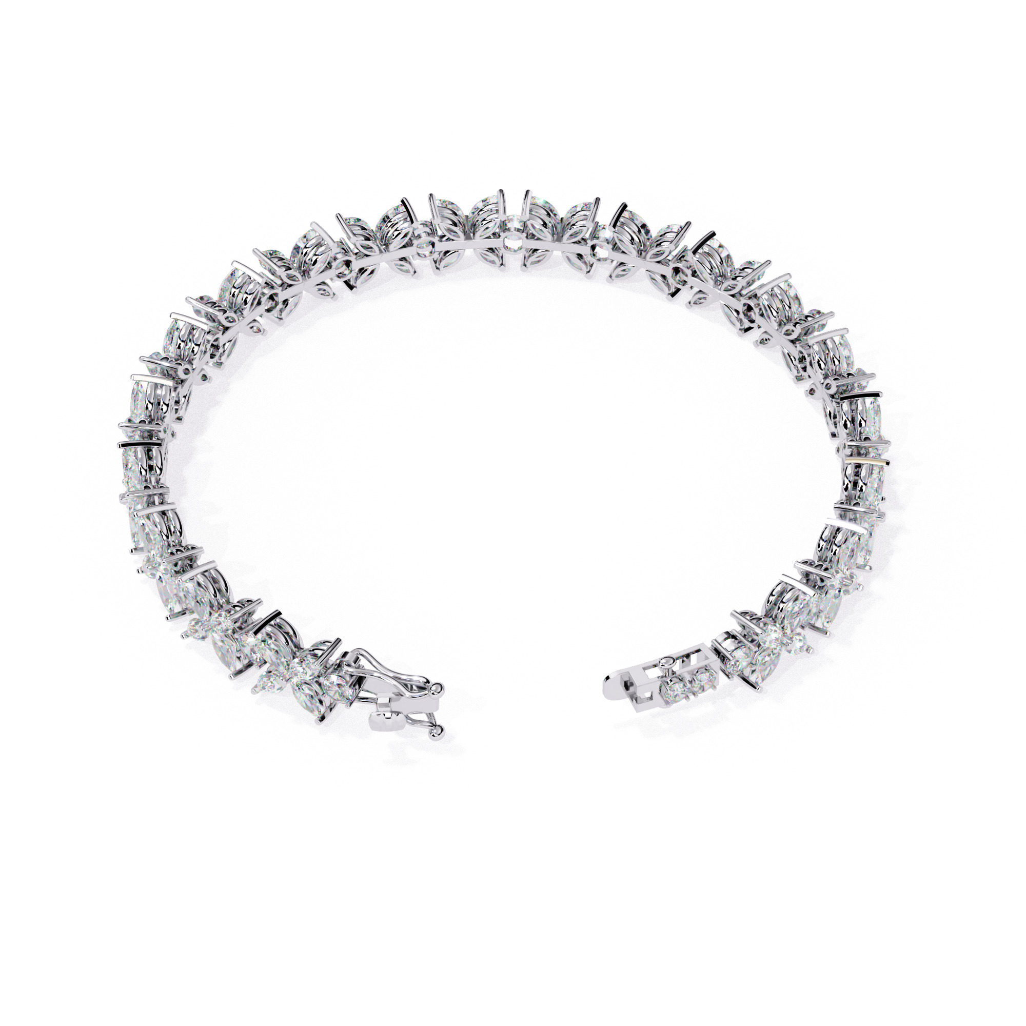 Diamond Bracelet animation renders 3dm stl details 3D print model_6