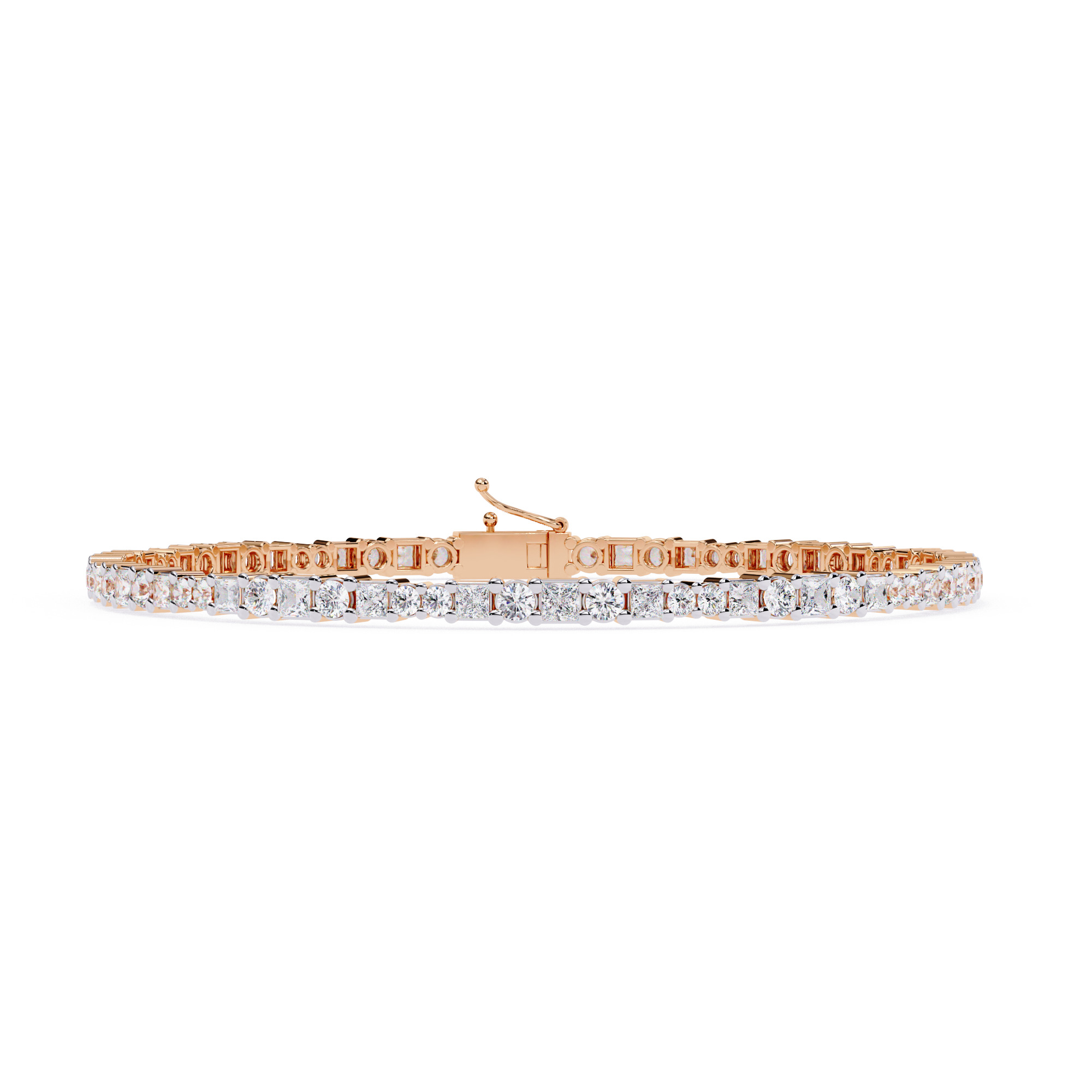 Diamond Tennis  Bracelet animation renders 3dm stl details 3D print model_8