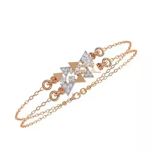 Play Diamond Bracelet animation renders 3dm stl details