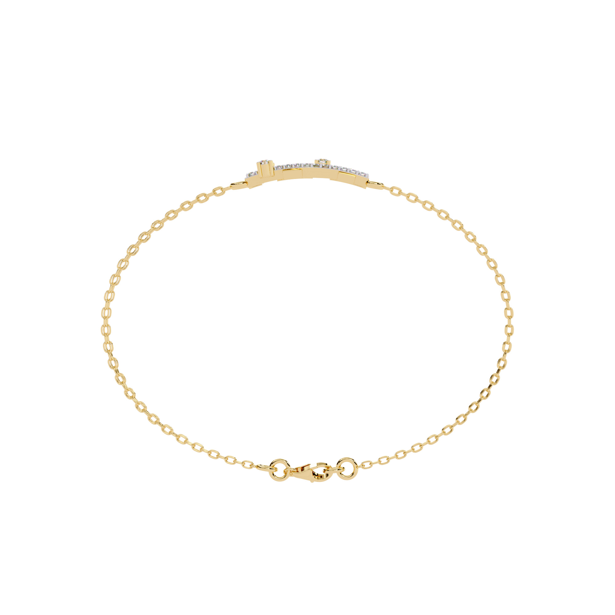 Diamond Bracelet animation renders 3dm stl details 3D print model_6