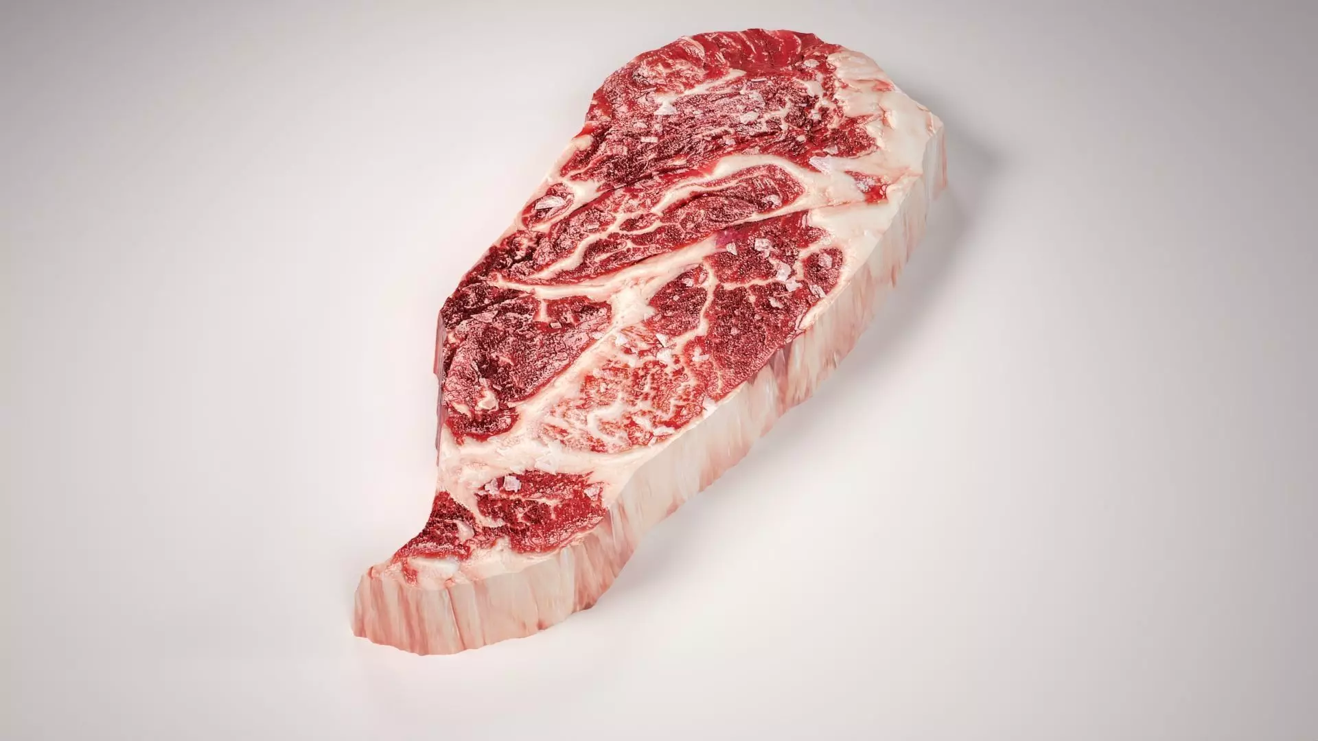 A Chuck Eye Steak Low-poly 3D model