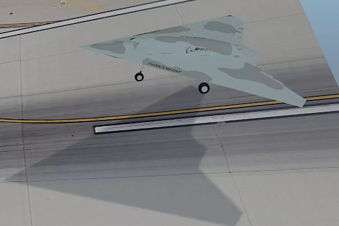 X47-B UAV - High Poly 3D model