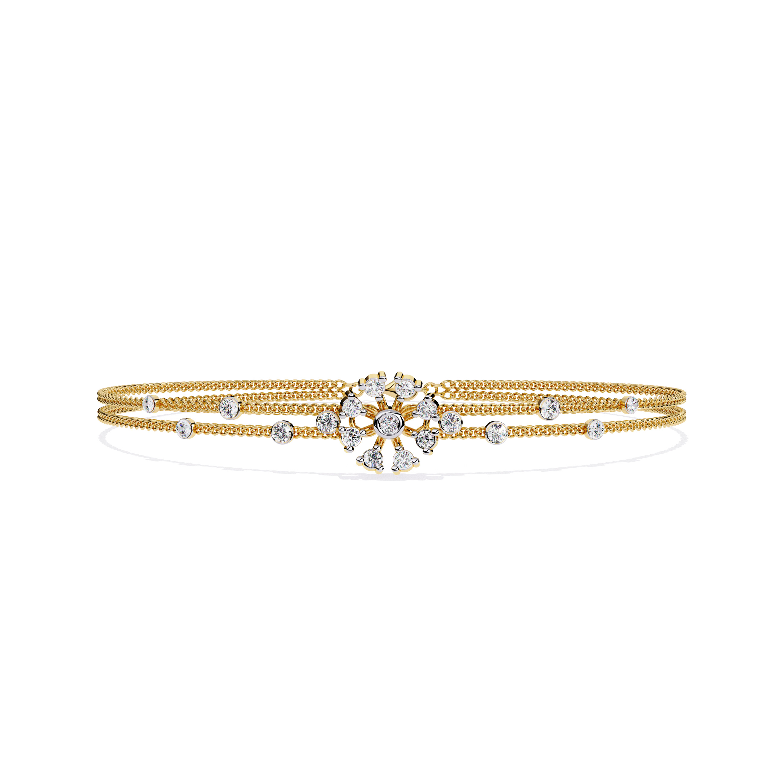 Diamond Bracelet animation renders 3dm stl details 3D print model_8