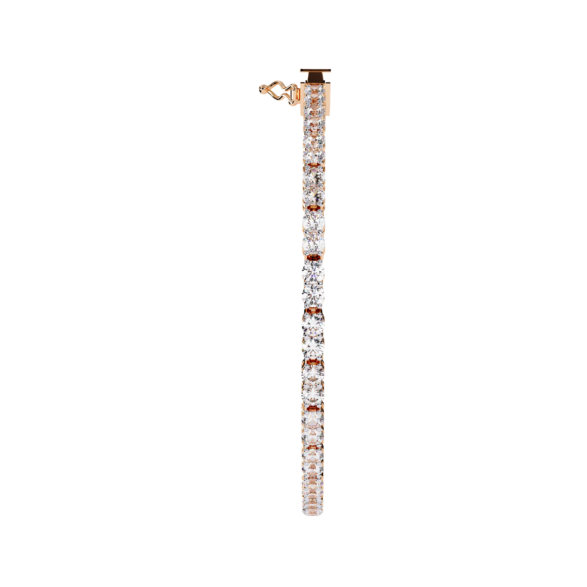 Diamond Tennis Bracelet animation renders 3dm stl details 3D print model_6