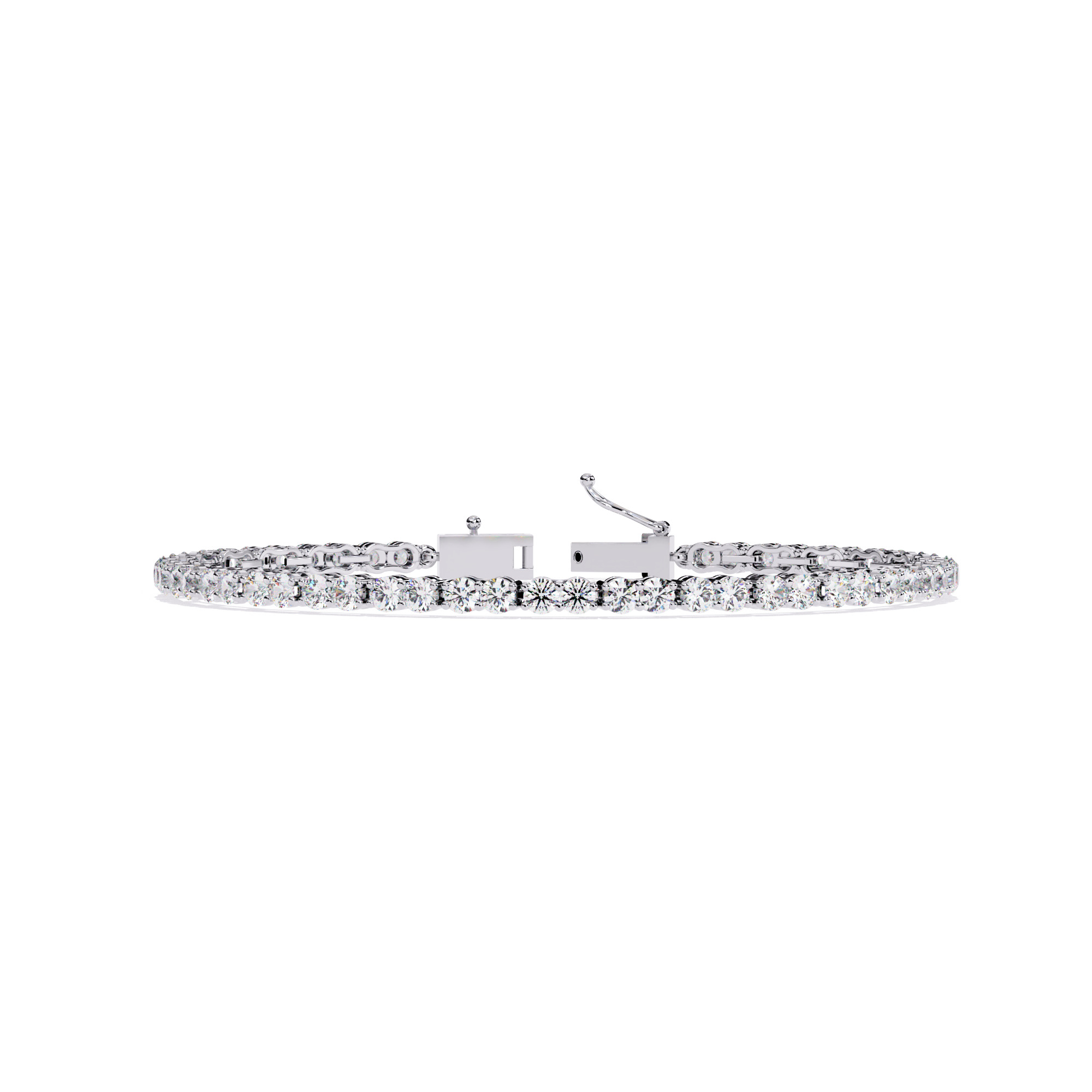 Diamond Tennis Bracelet animation renders 3dm stl details 3D print model_2