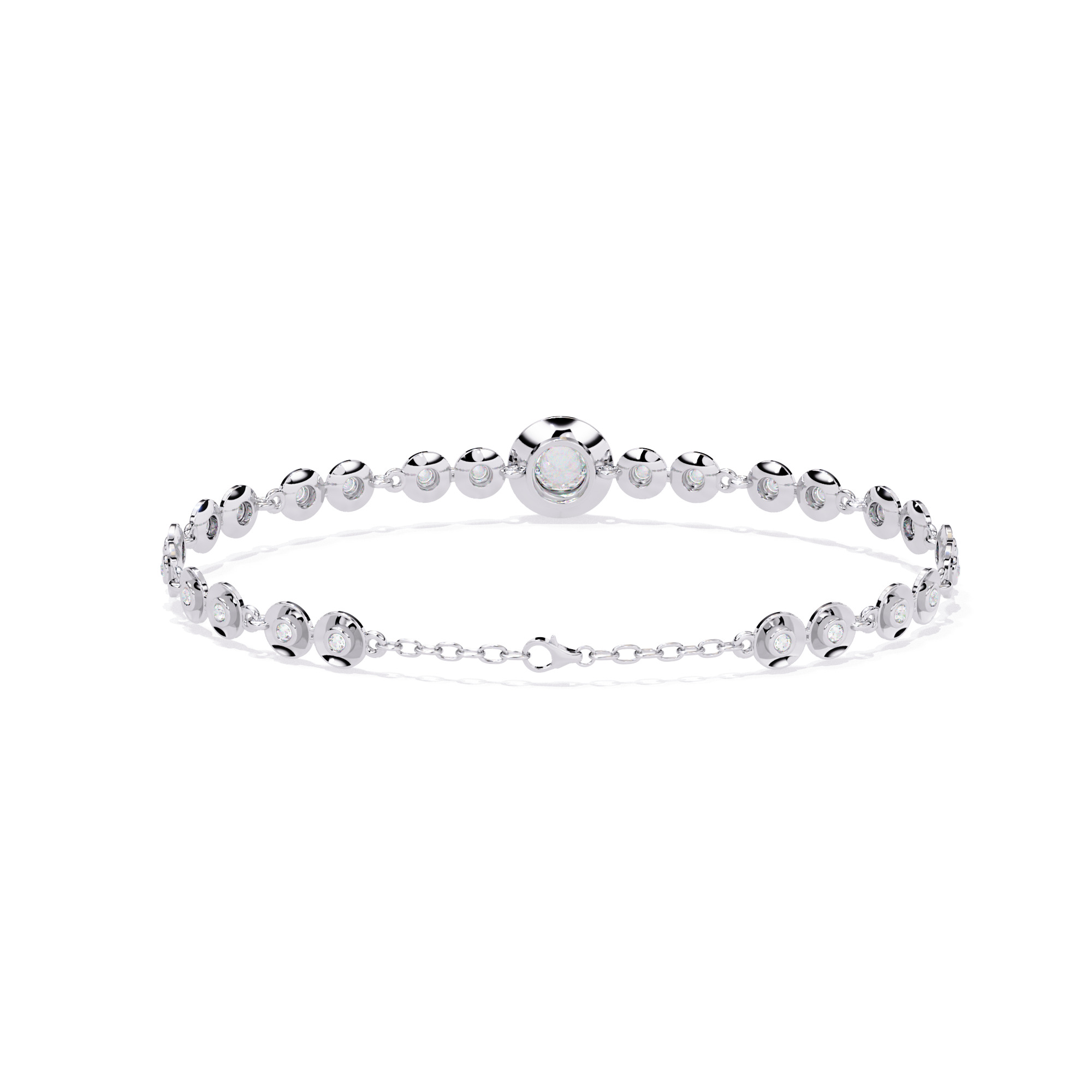 Diamond Tennis Bracelet animation renders 3dm stl details 3D print model_18