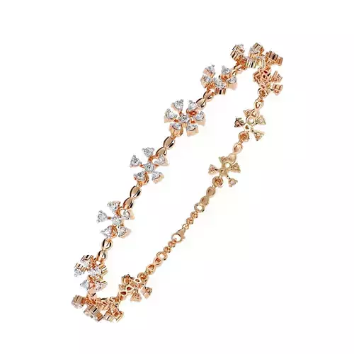 Diamond Bracelet animation renders 3dm stl details