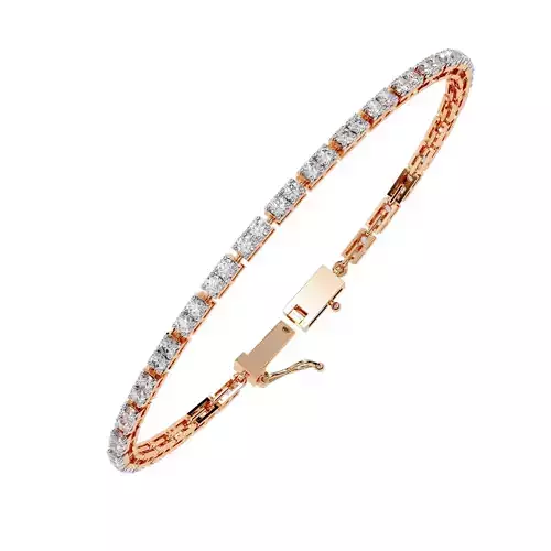 Diamond Tennis Bracelet animation renders 3dm stl details 3D print model