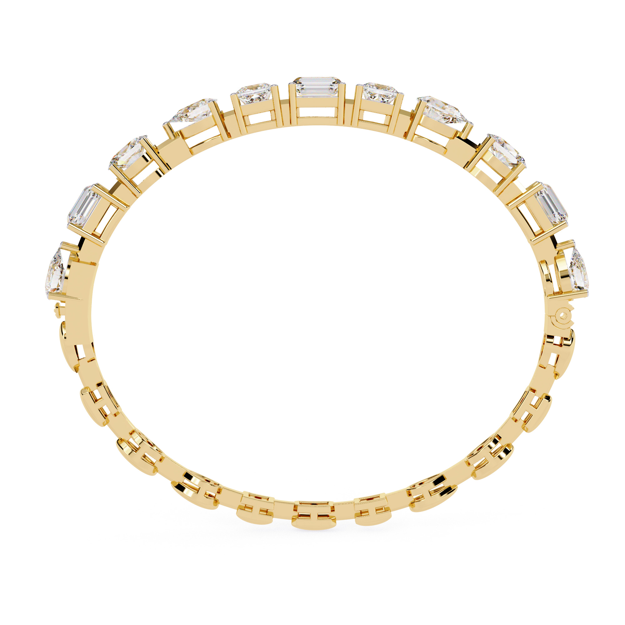 Diamond Tennis Bracelet animation renders 3dm stl details 3D print model_14