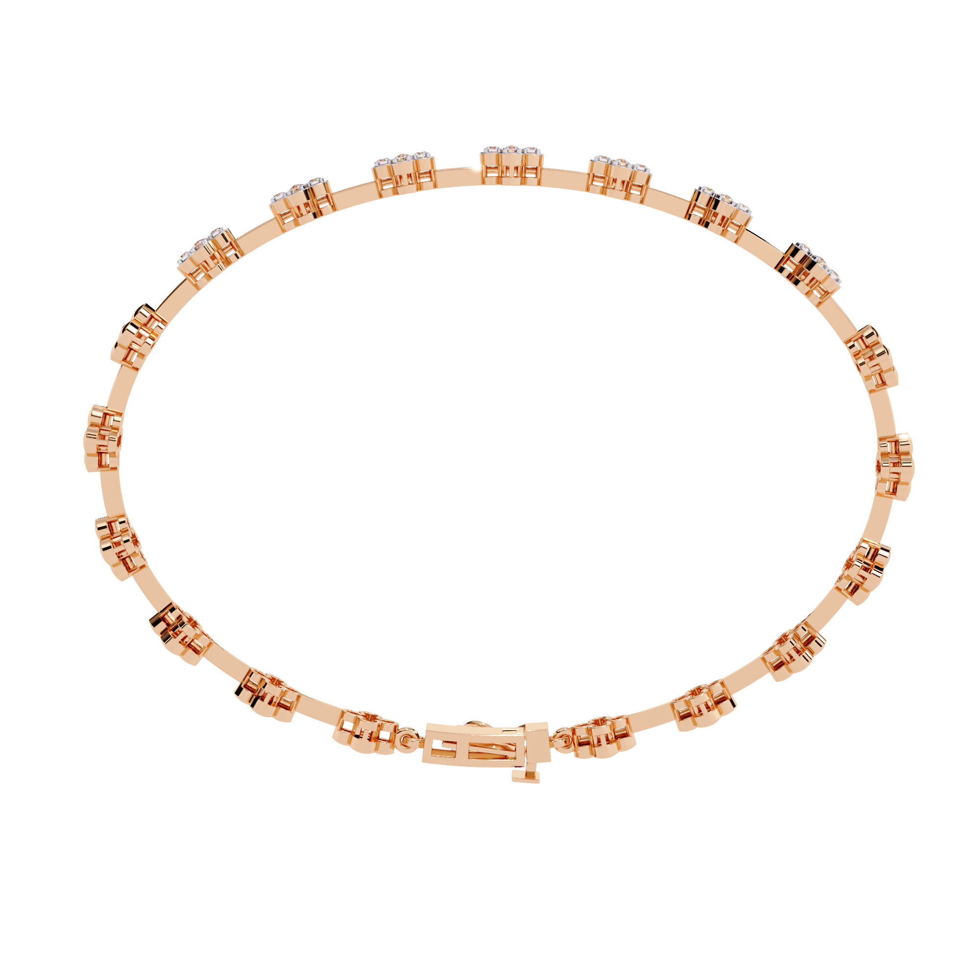 Diamond Bracelet animation renders 3dm stl details 3D print model_19