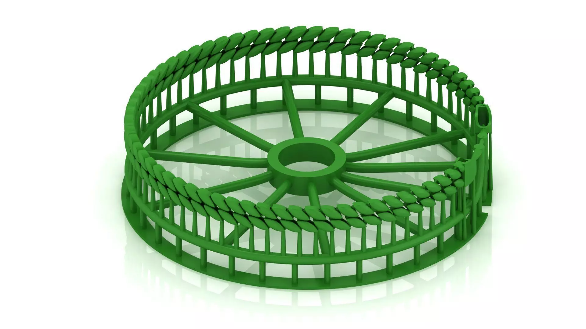 5 MM NEW SPIRAL MIAMI CUBAN LINK CHAIN BRACELET OR NECKLACE  3D print model_0