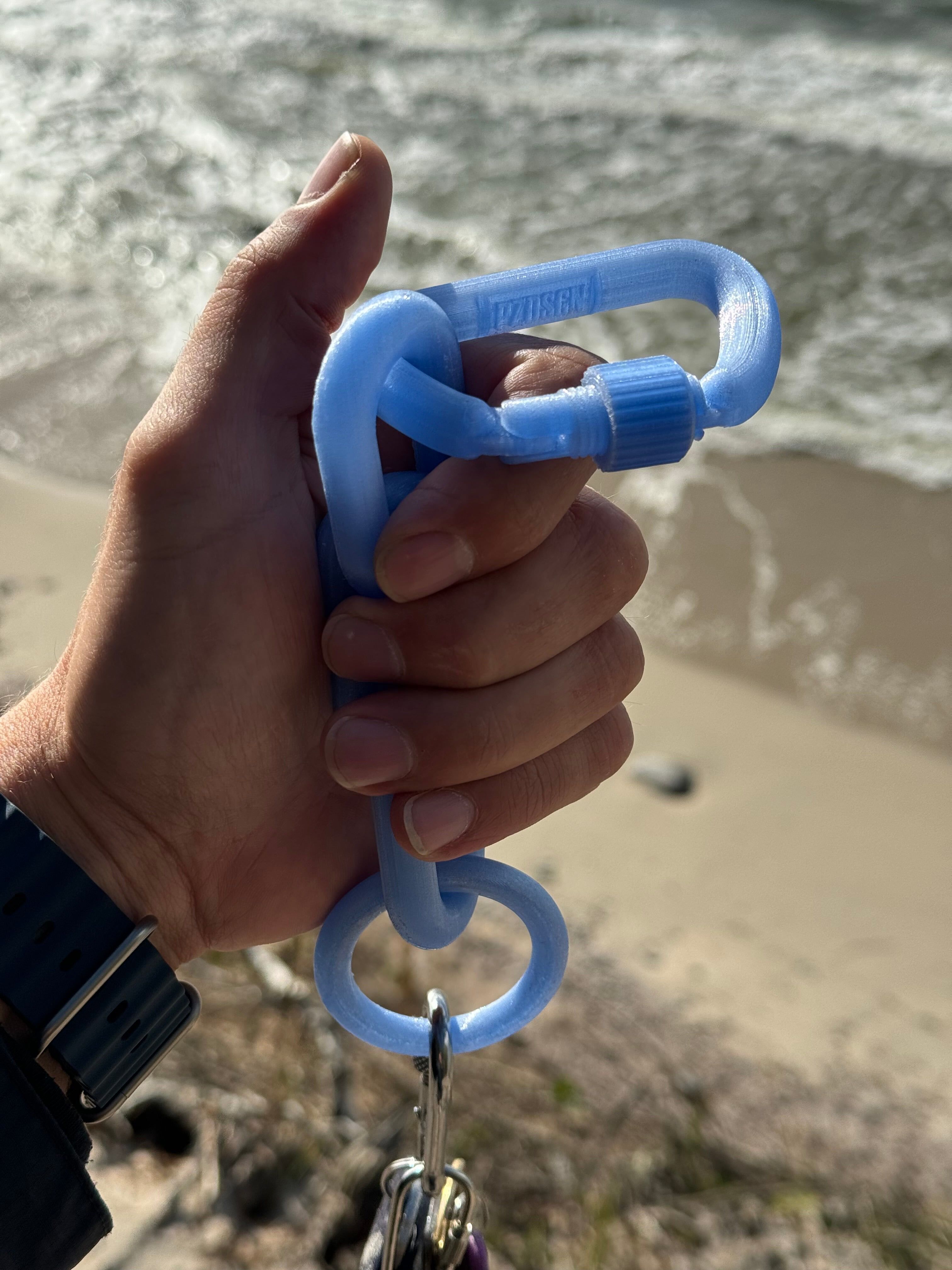 Carabiner Alpine 3D print model_5