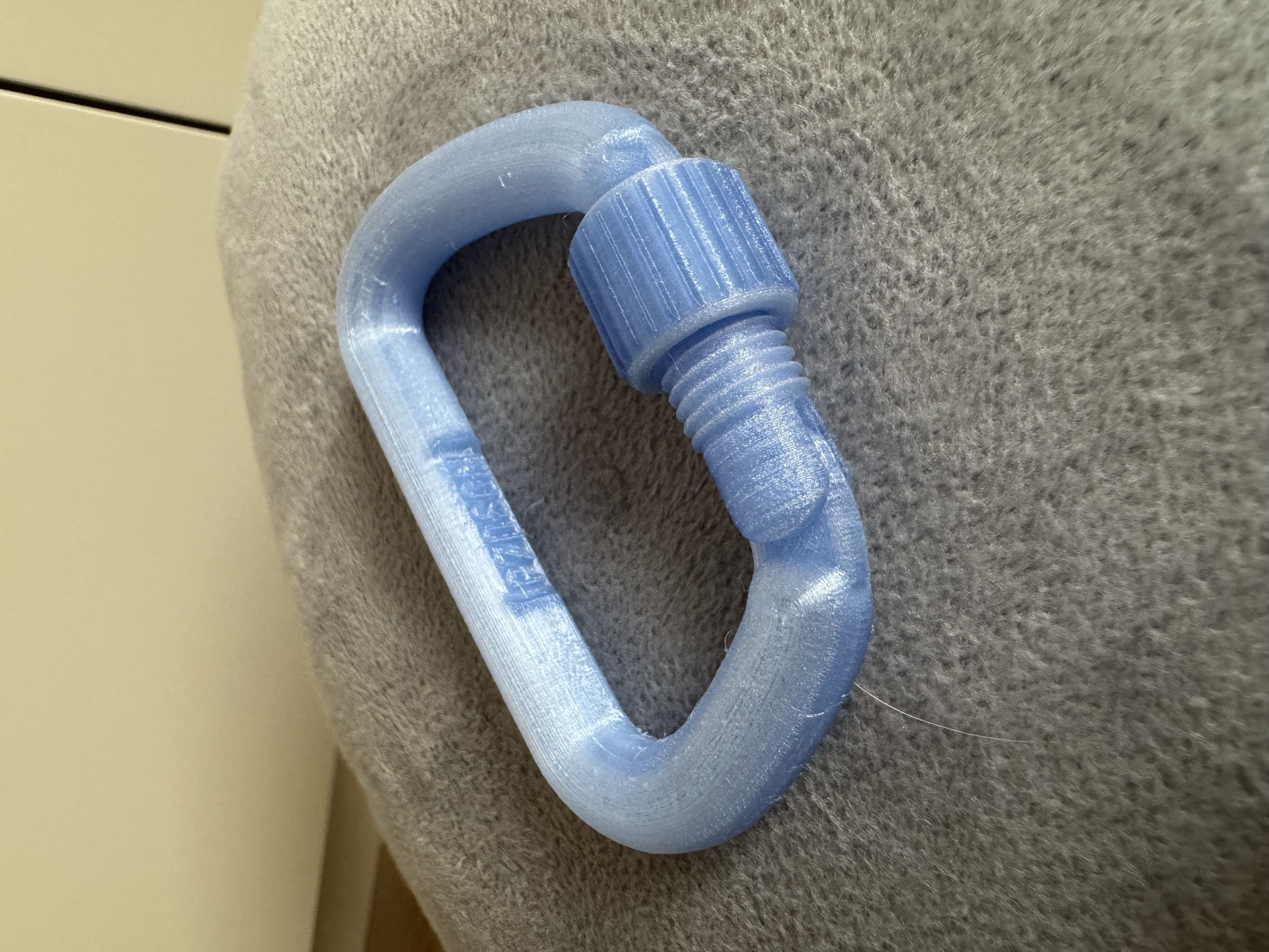 Carabiner Alpine 3D print model_3