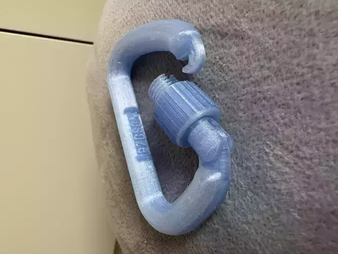 Carabiner Alpine 3D print model