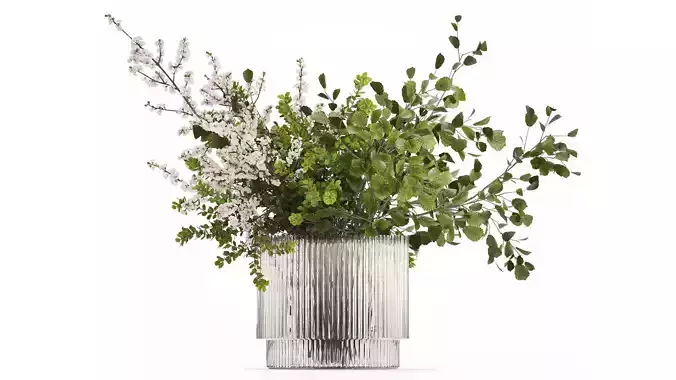 Beautiful Bouquet Of Cherry Blossom Branches 482