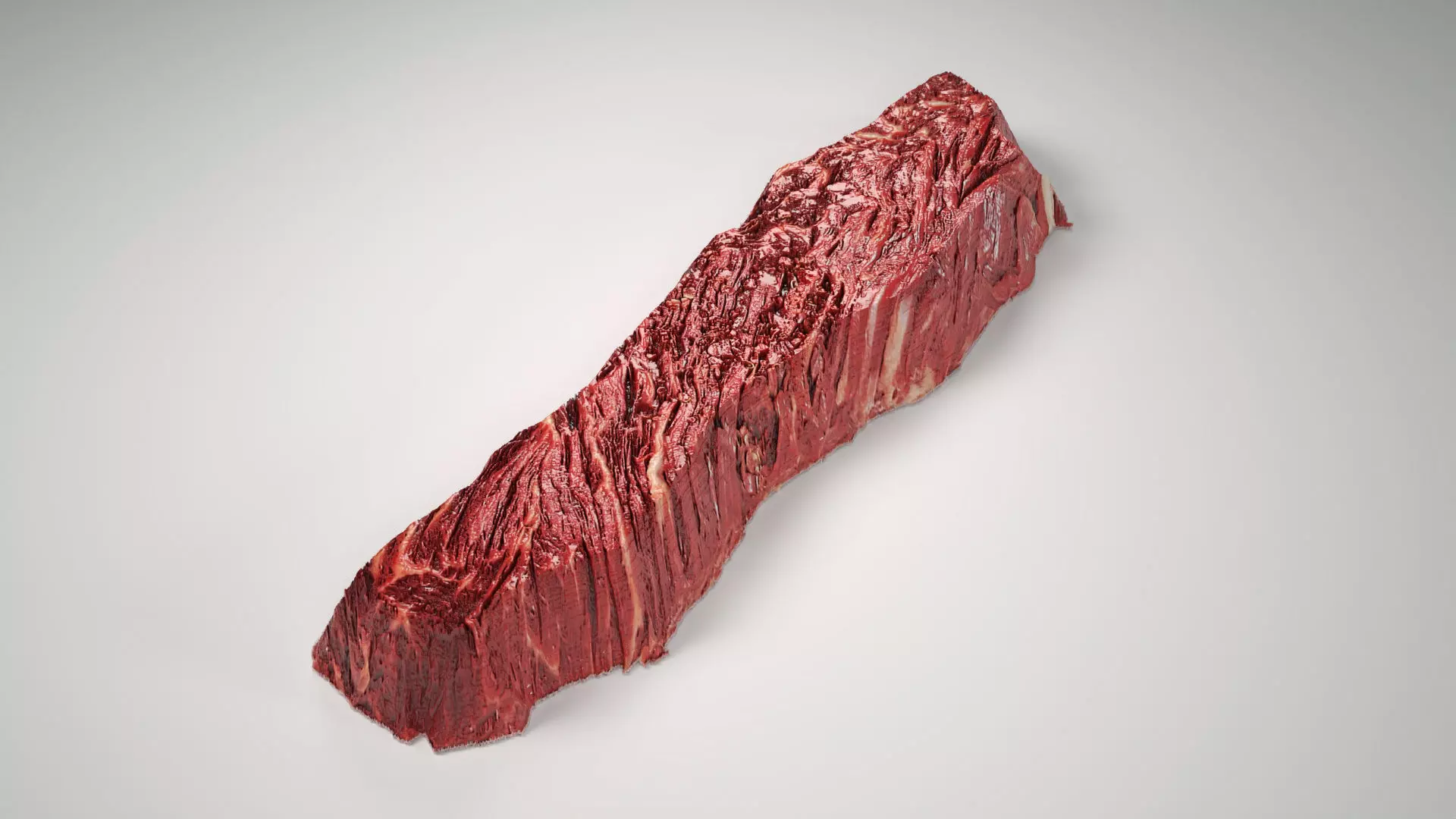 A Hangar Steak Low-poly 3D model