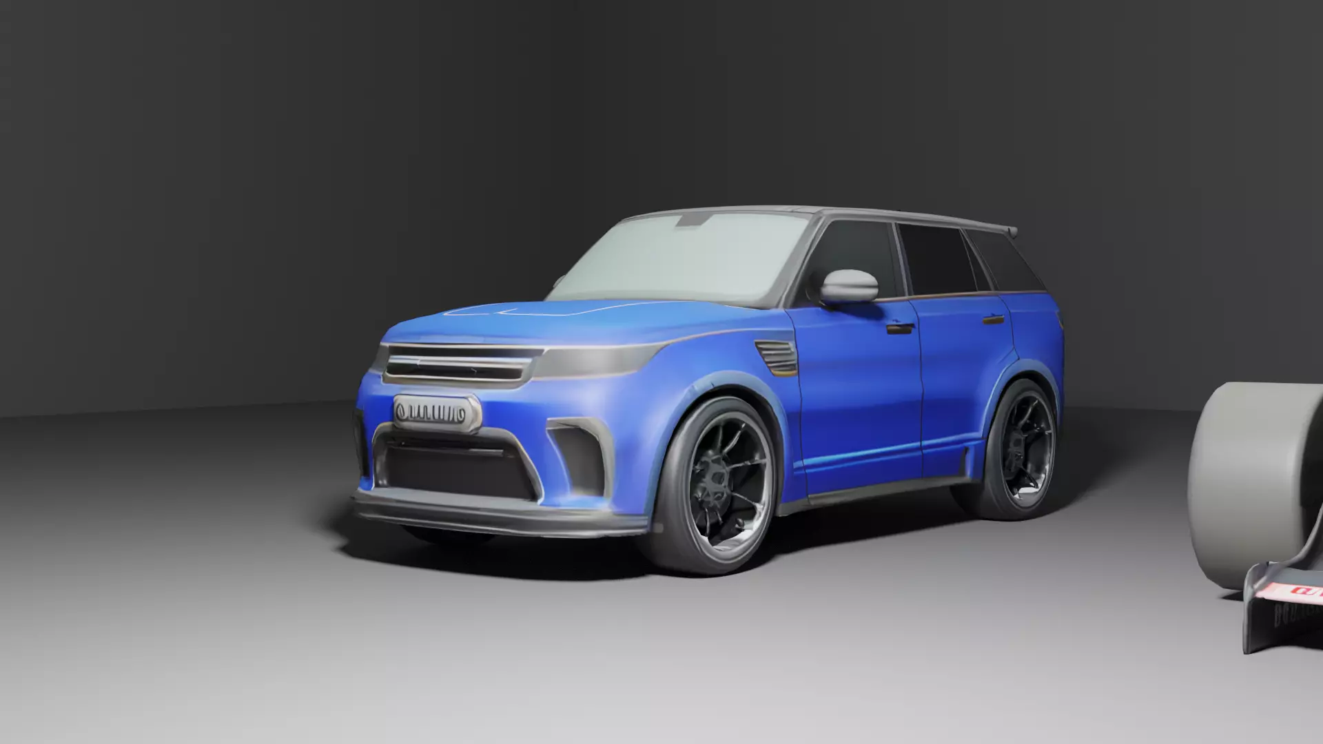 land Rover Svr Sport gt Car low-poly 3D model Low-poly 3D model