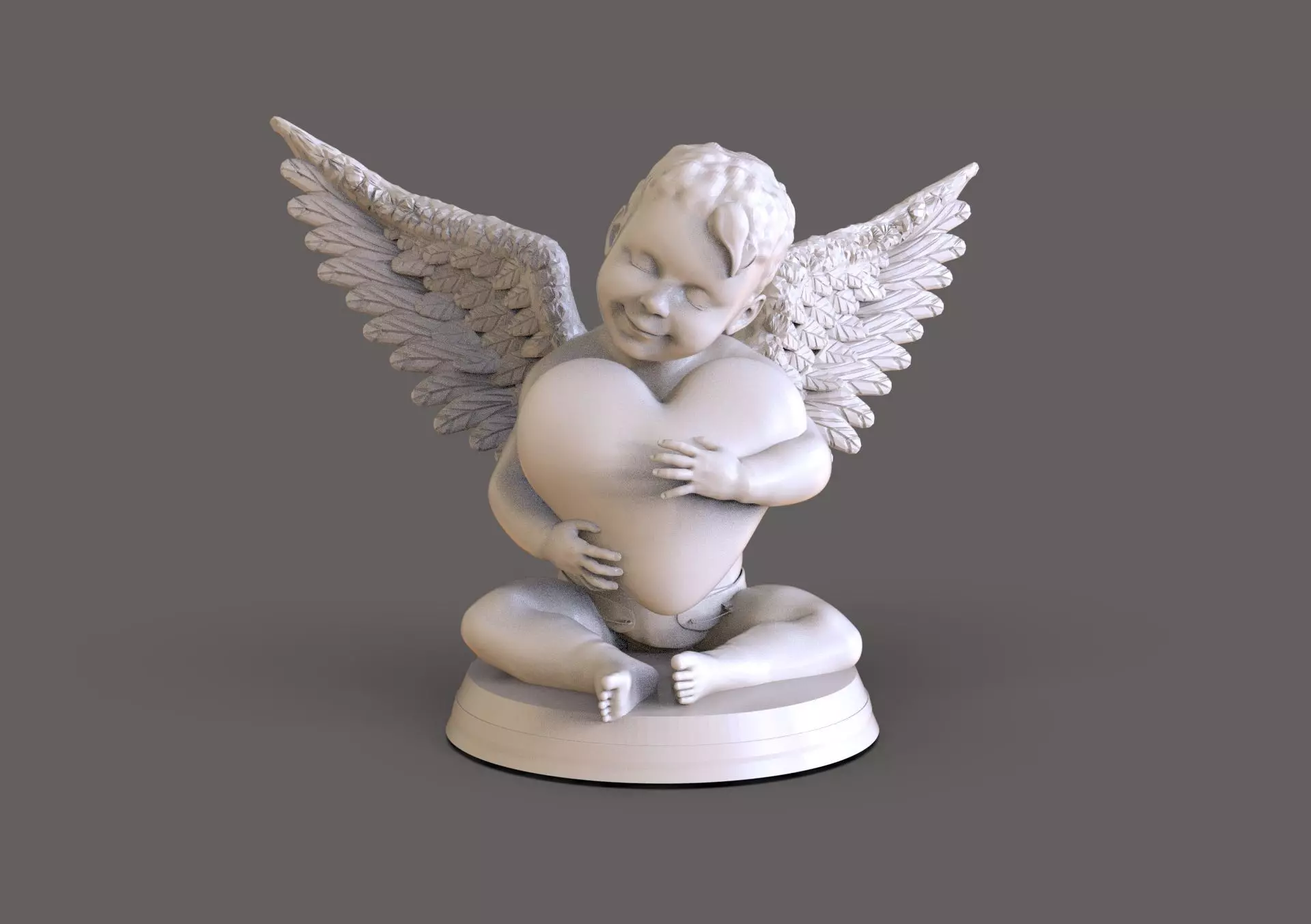 Valentines Cupid 3D print model_0