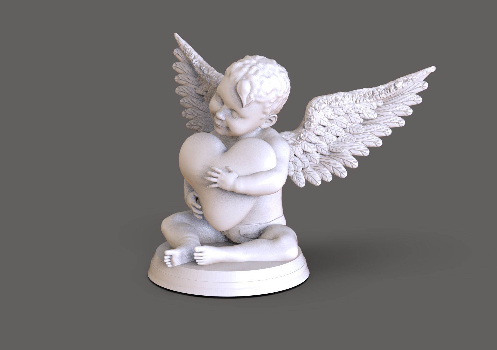 Valentines Cupid 3D print model_1