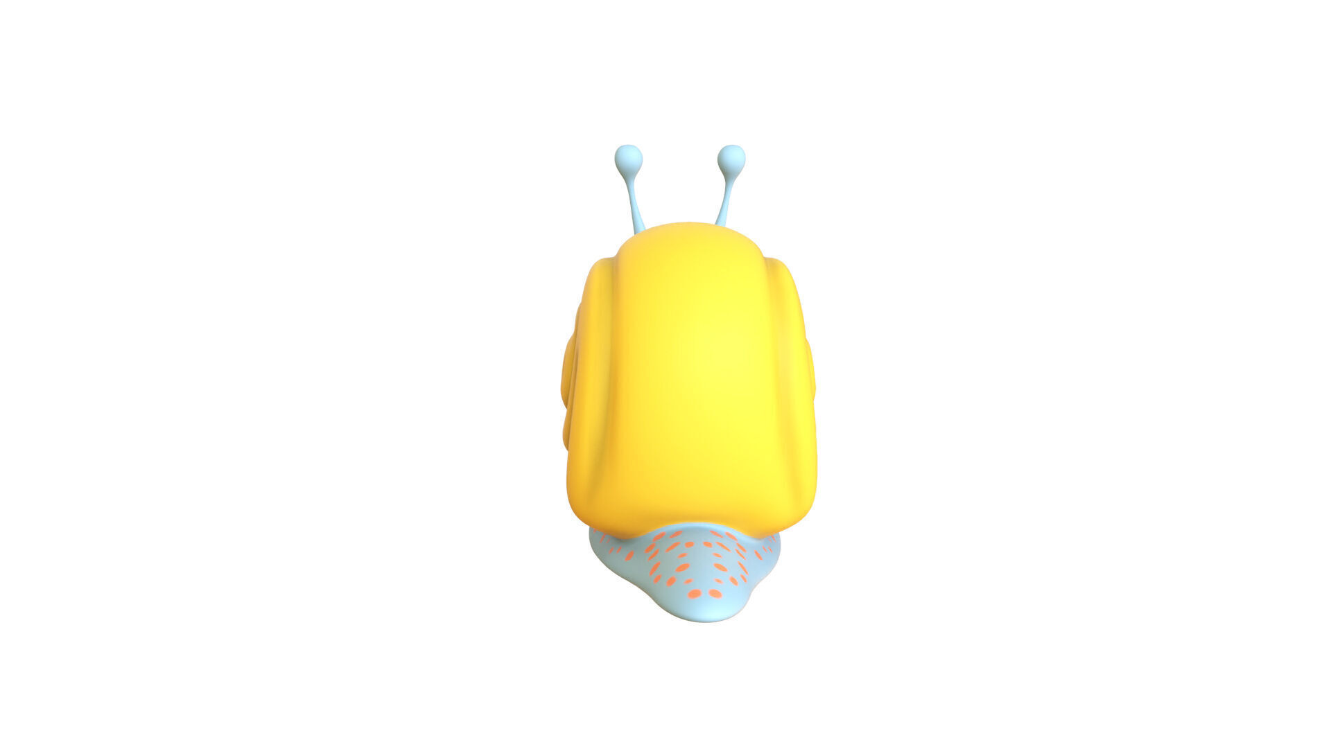 Cartoon Snail v008 - 3D Model Low Poly Low-poly 3D model_10
