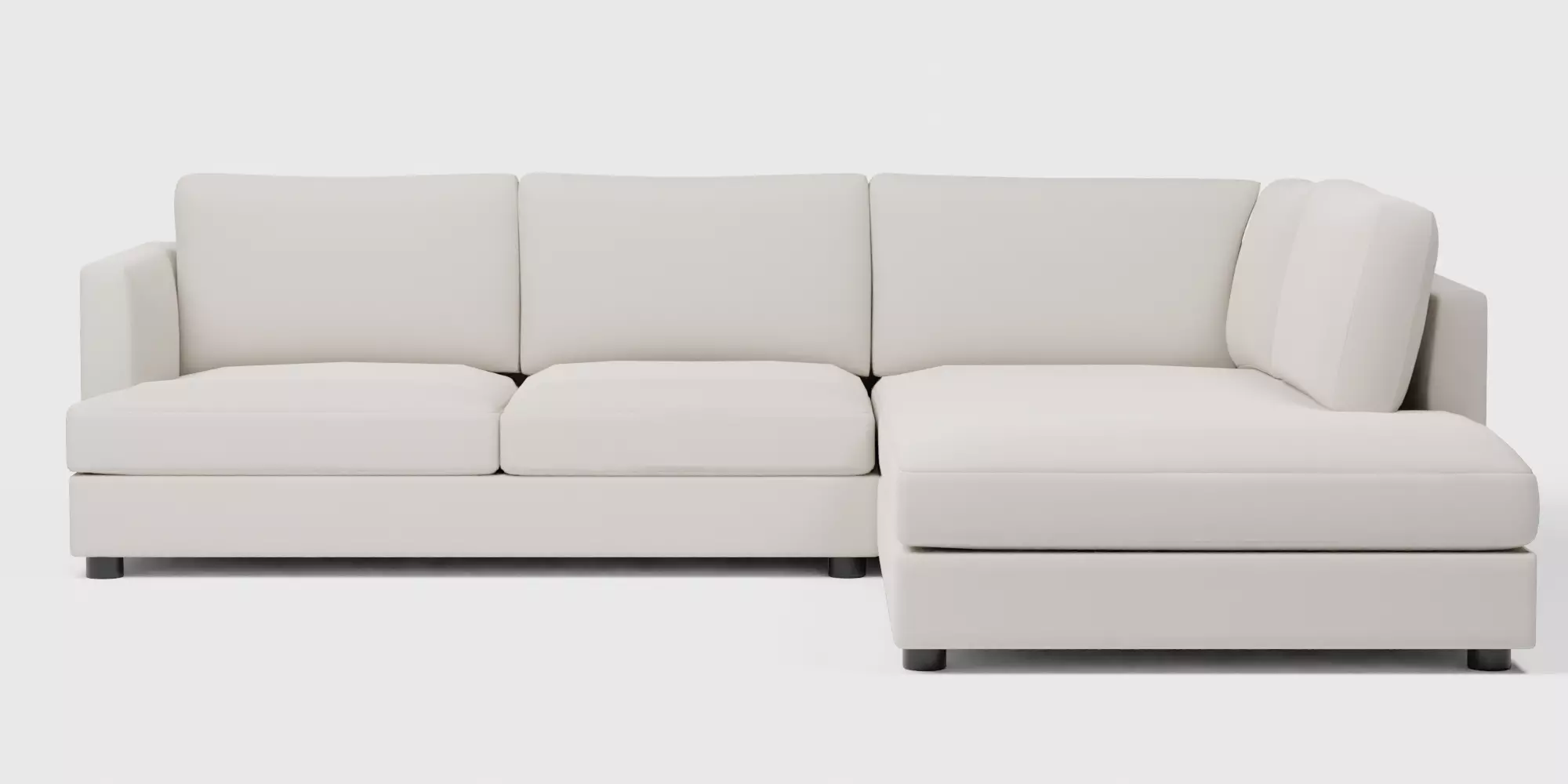 Haven Sectional Set 01 Left Arm Sofa Terminal Chaise Low-poly 3D model_0