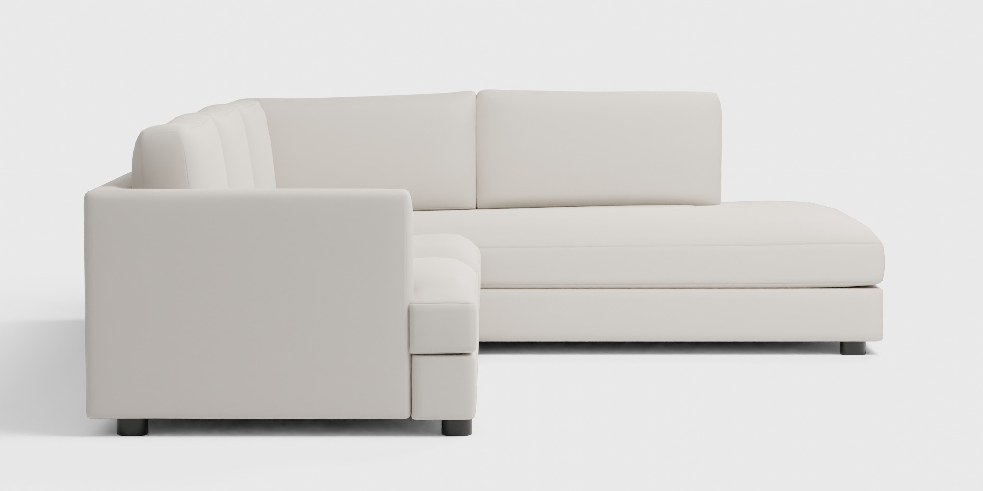 Haven Sectional Set 01 Left Arm Sofa Terminal Chaise Low-poly 3D model_7