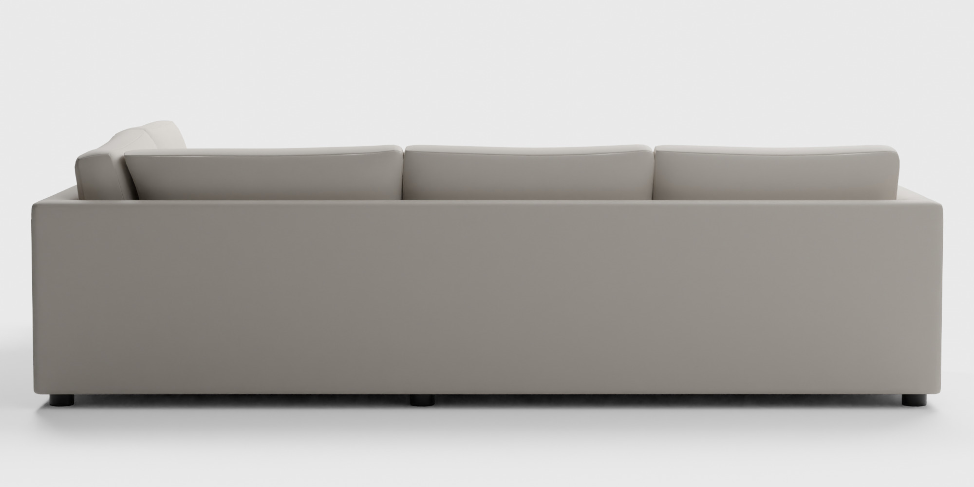 Haven Sectional Set 01 Left Arm Sofa Terminal Chaise Low-poly 3D model_5