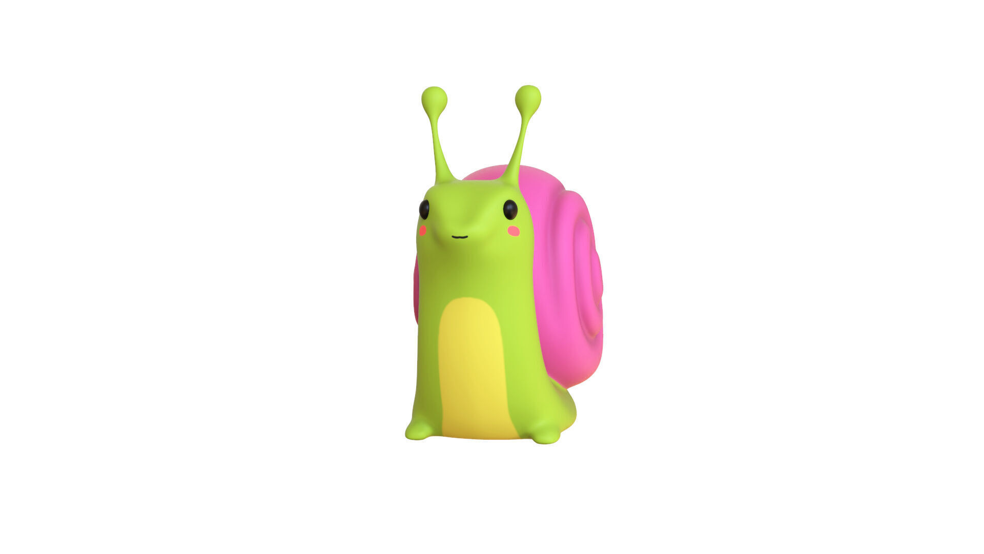 Cartoon Snail v009 - 3D Model Low Poly Low-poly 3D model_3