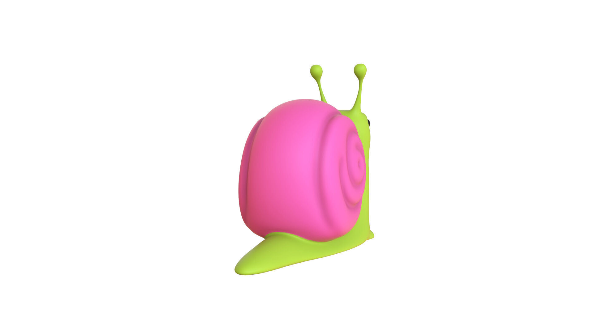 Cartoon Snail v009 - 3D Model Low Poly Low-poly 3D model_10