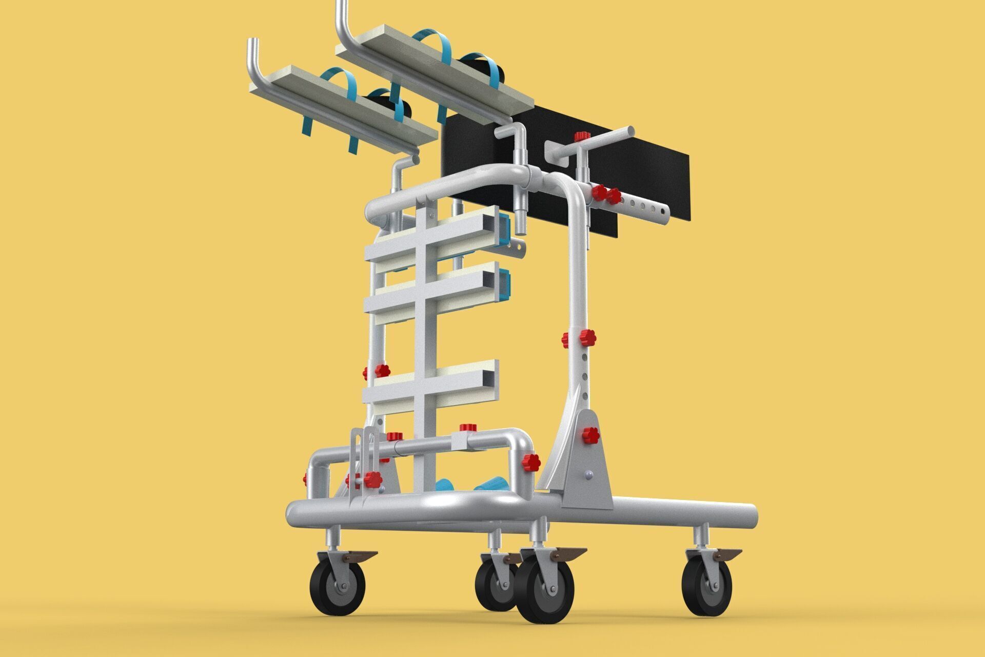 GAIT TRAINER SWING REHAB WALKING EXERCISE AIDS STAND PEDIATRIC 3D model_17