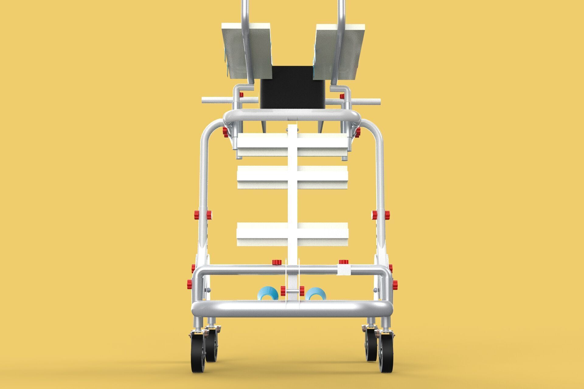 GAIT TRAINER SWING REHAB WALKING EXERCISE AIDS STAND PEDIATRIC 3D model_2