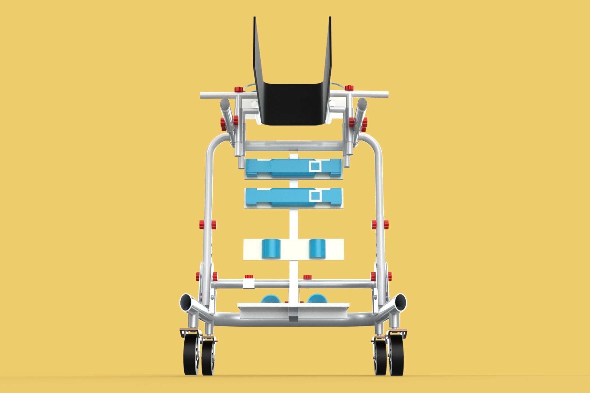 GAIT TRAINER SWING REHAB WALKING EXERCISE AIDS STAND PEDIATRIC 3D model_37