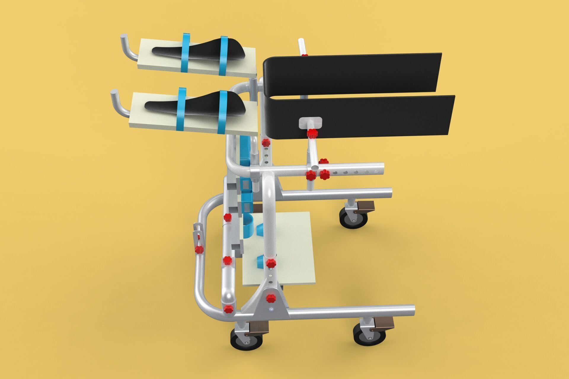 GAIT TRAINER SWING REHAB WALKING EXERCISE AIDS STAND PEDIATRIC 3D model_35