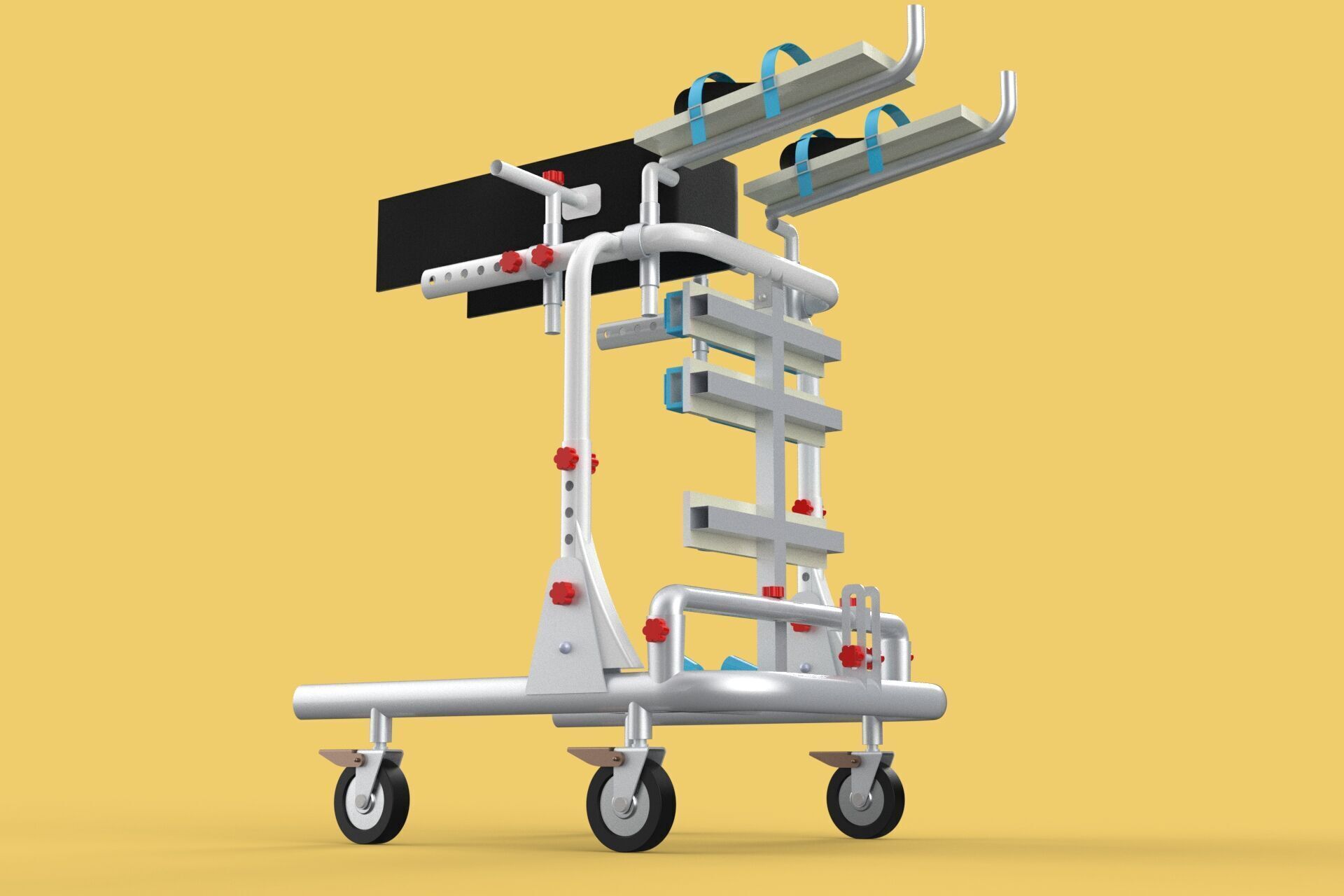 GAIT TRAINER SWING REHAB WALKING EXERCISE AIDS STAND PEDIATRIC 3D model_16