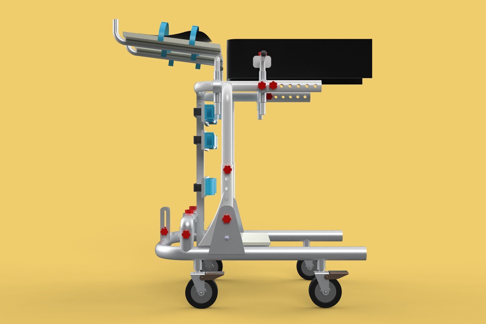 GAIT TRAINER SWING REHAB WALKING EXERCISE AIDS STAND PEDIATRIC 3D model_33