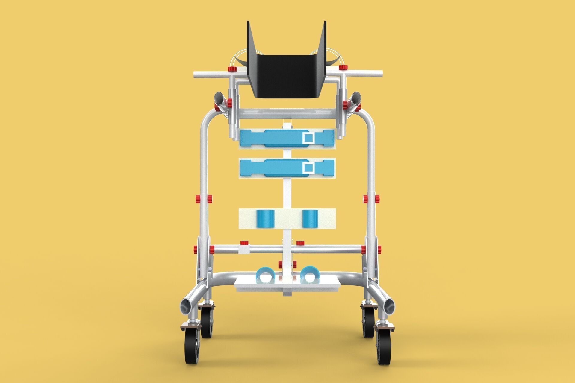 GAIT TRAINER SWING REHAB WALKING EXERCISE AIDS STAND PEDIATRIC 3D model_36