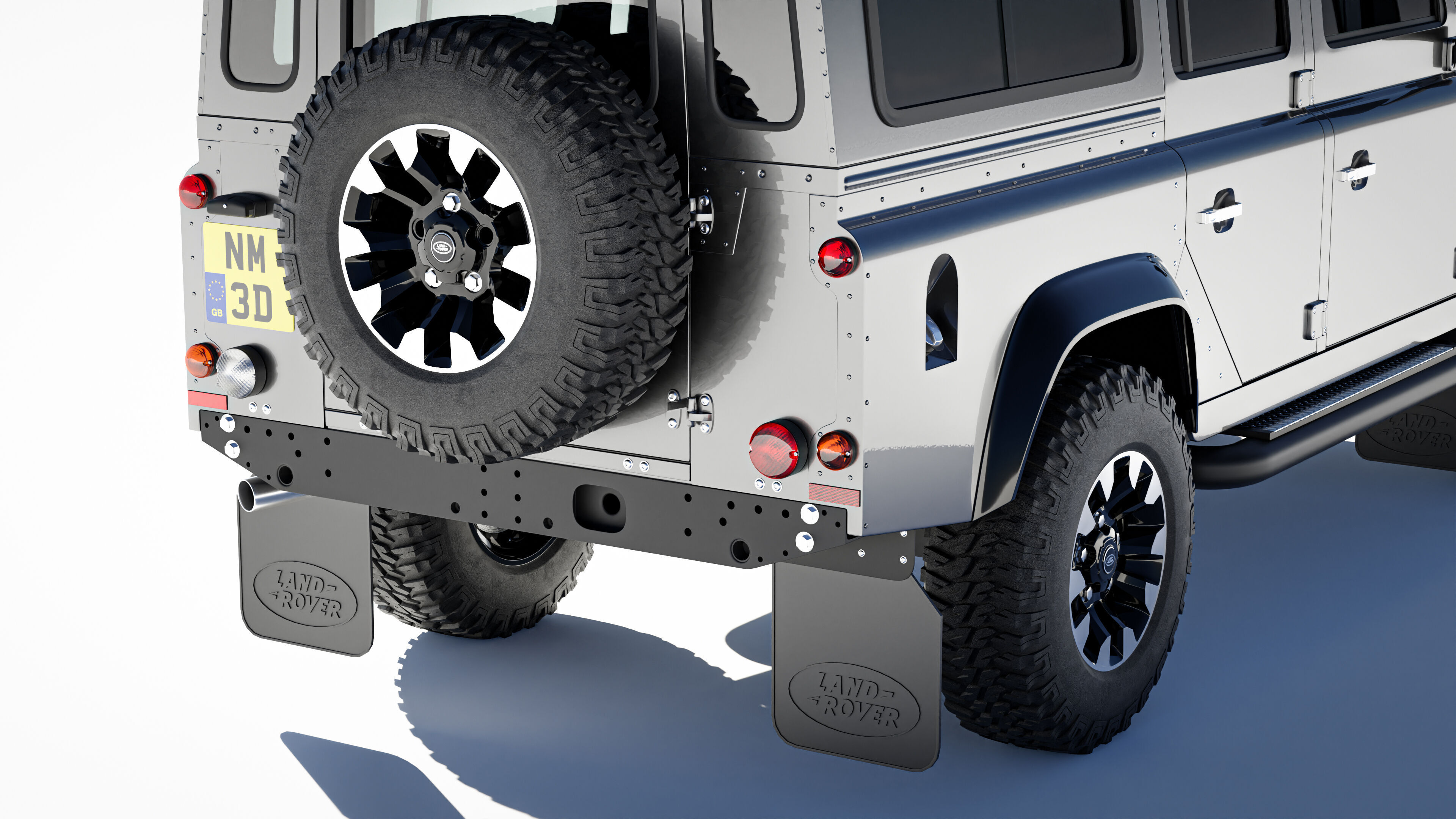 Land Rover Defender Works 110 2018 3D model_6