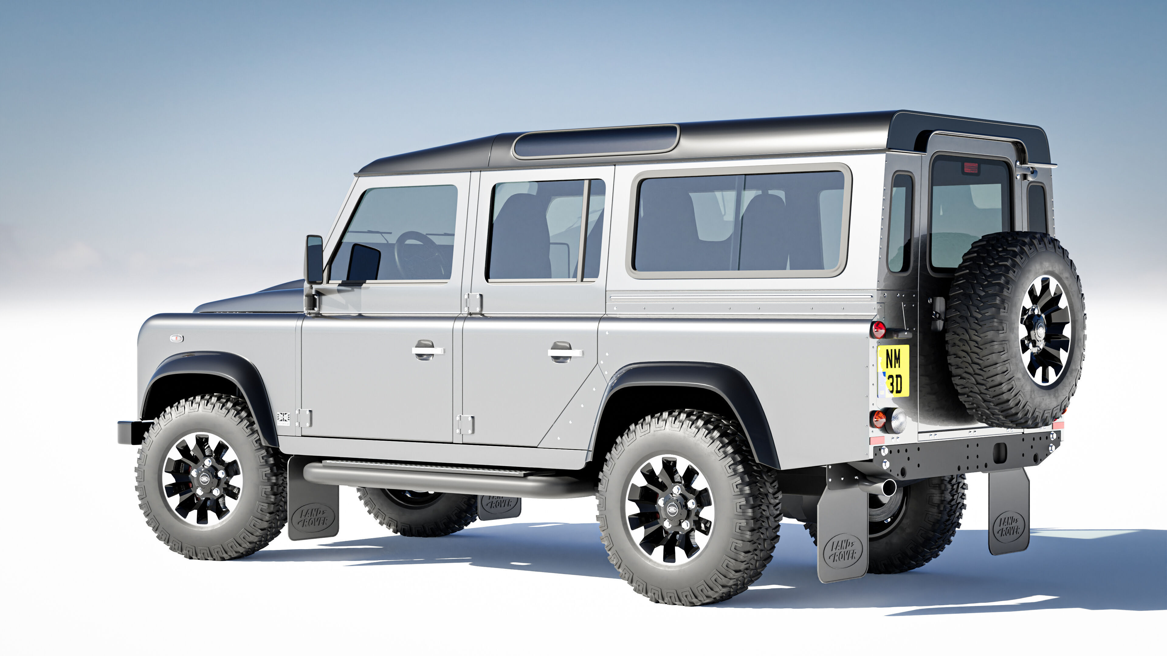 Land Rover Defender Works 110 2018 3D model_12
