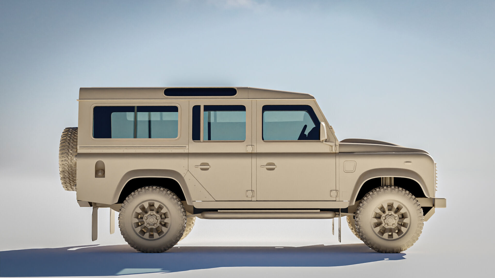 Land Rover Defender Works 110 2018 3D model_16