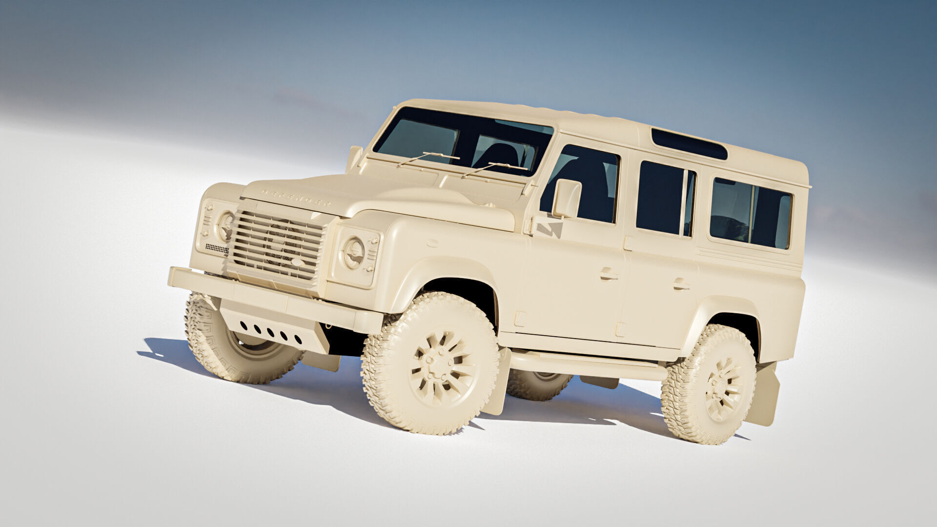 Land Rover Defender Works 110 2018 3D model_14