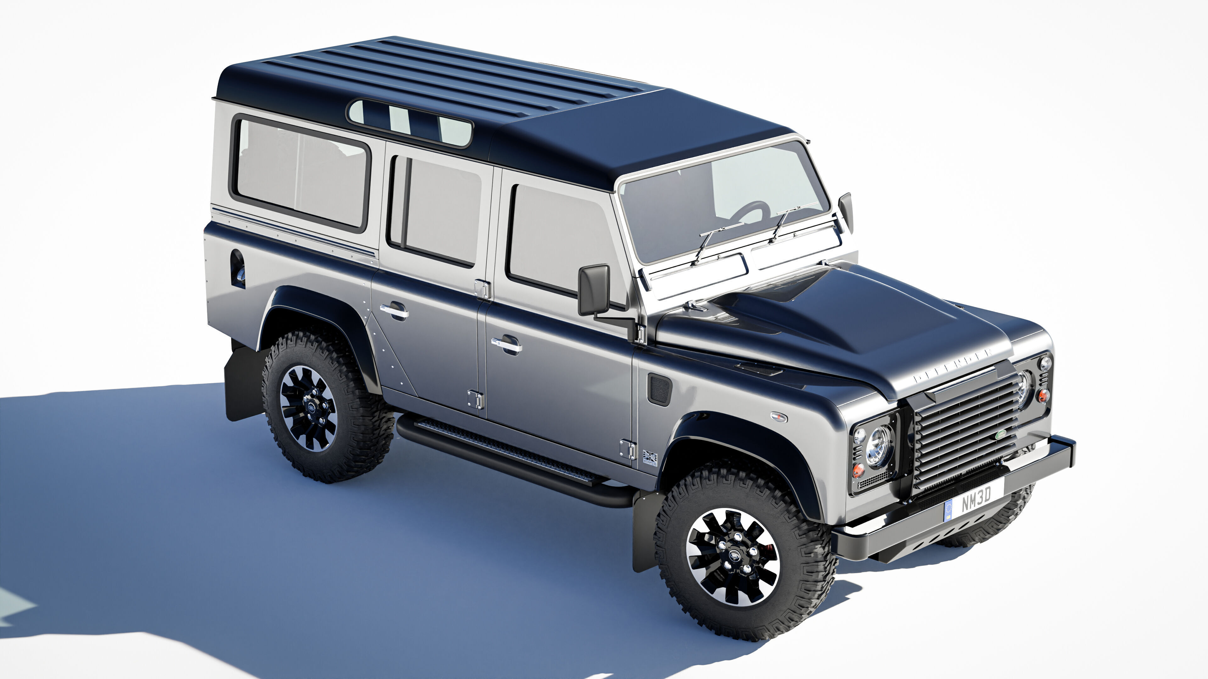 Land Rover Defender Works 110 2018 3D model_9