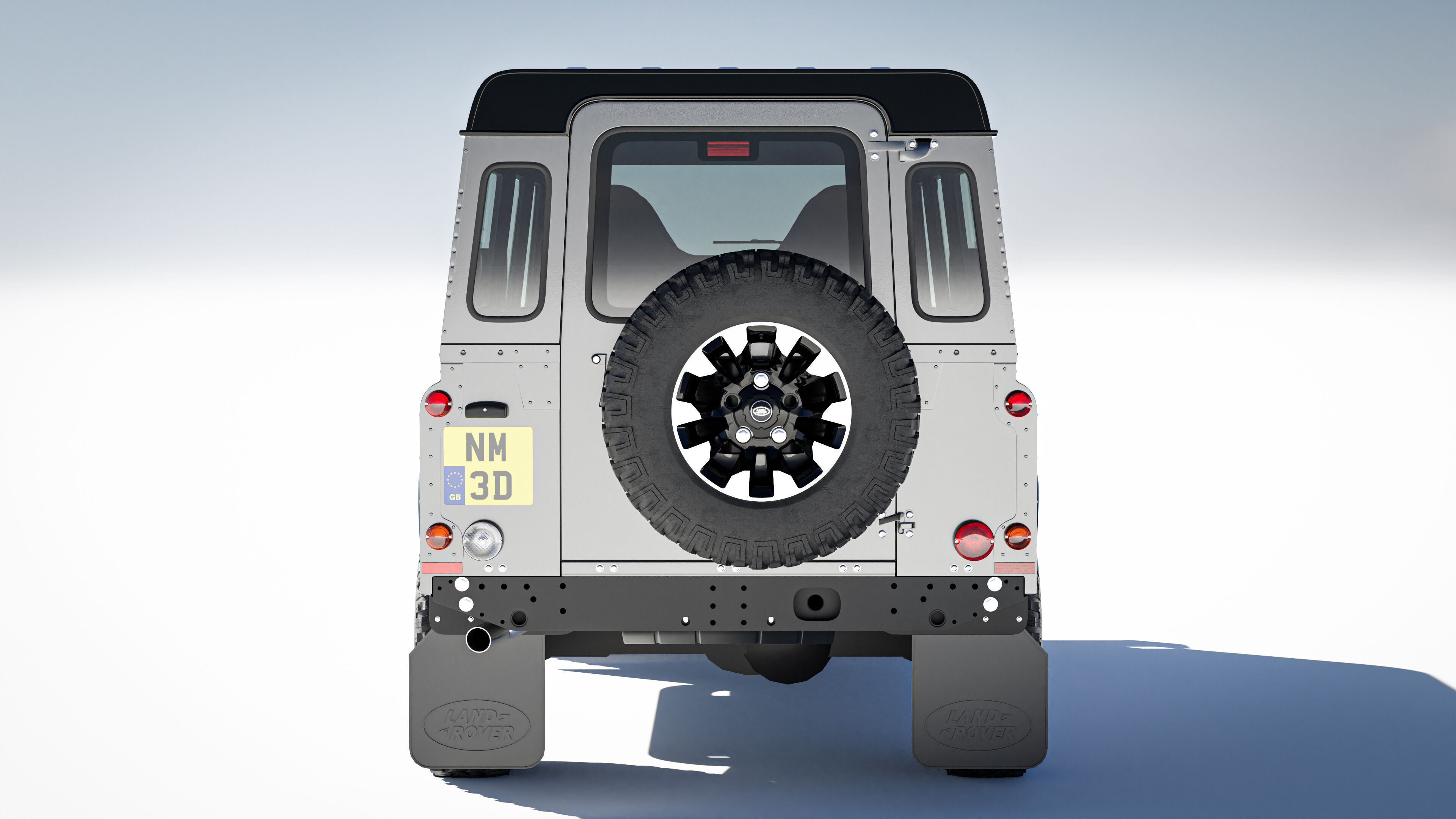 Land Rover Defender Works 110 2018 3D model_8